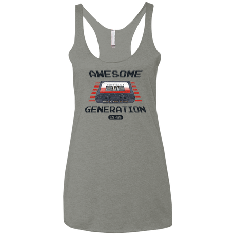 Awesome Generation Women's Triblend Racerback Tank