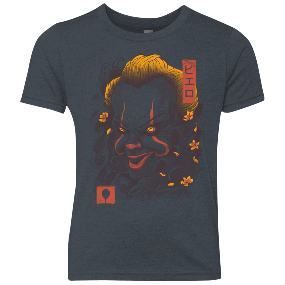 Oni Clown Mask Youth Triblend T-Shirt