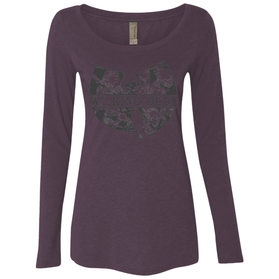 WU KING DEAD Women's Triblend Long Sleeve Shirt