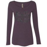 WU KING DEAD Women's Triblend Long Sleeve Shirt