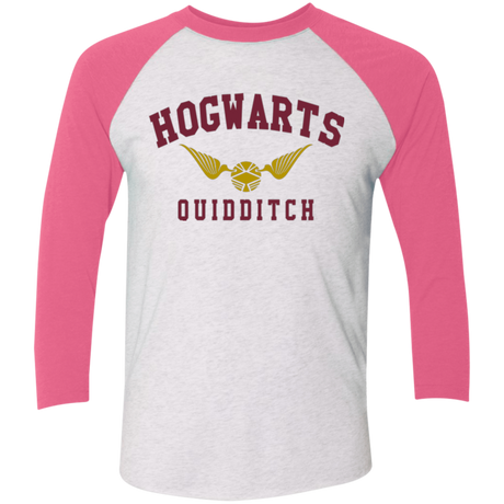 Hogwarts Quidditch Triblend 3/4 Sleeve