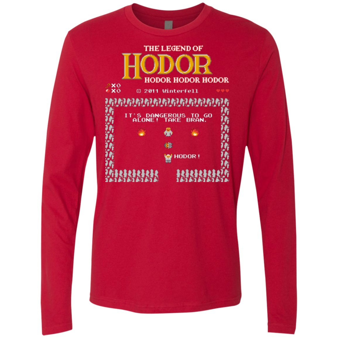 The Legend of Hodor Men's Premium Long Sleeve