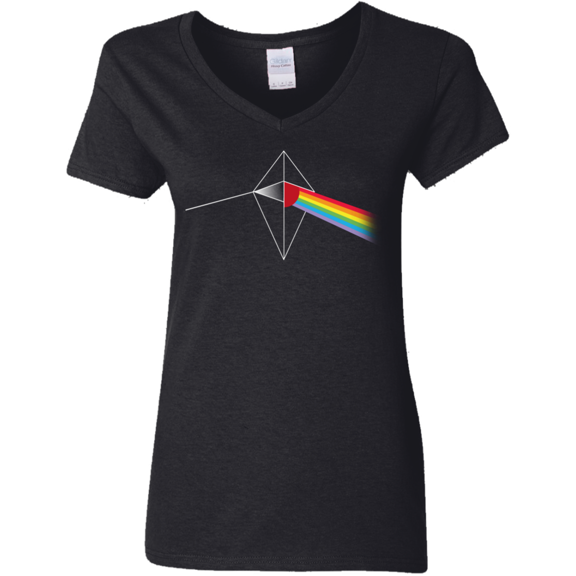 Dark Side of the Atlas Women's V-Neck T-Shirt