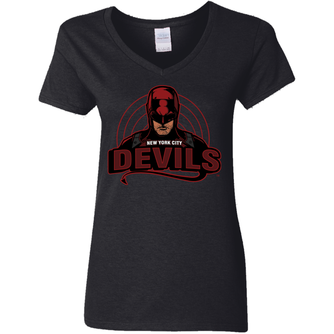 NYC Devils Women's V-Neck T-Shirt