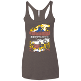 Attack on Sesame Street Women's Triblend Racerback Tank