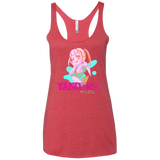 Yandere Women's Triblend Racerback Tank