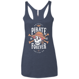 Wanted Pirate Forever Women's Triblend Racerback Tank