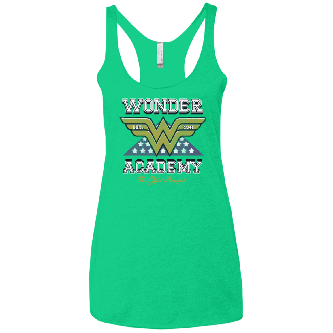 Wonder Academy Women's Triblend Racerback Tank