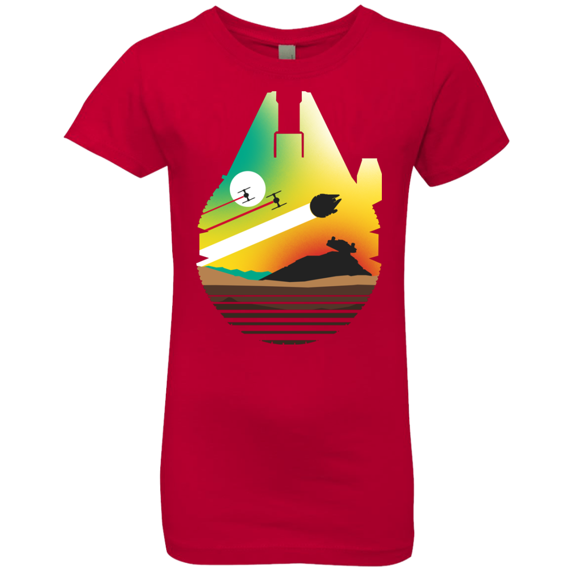 Escape from Desert Planet Girls Premium T-Shirt