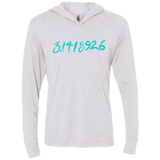 Pi Date Triblend Long Sleeve Hoodie Tee