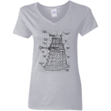 Dalek Plan Women's V-Neck T-Shirt