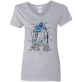 R2D2 Plan Women's V-Neck T-Shirt