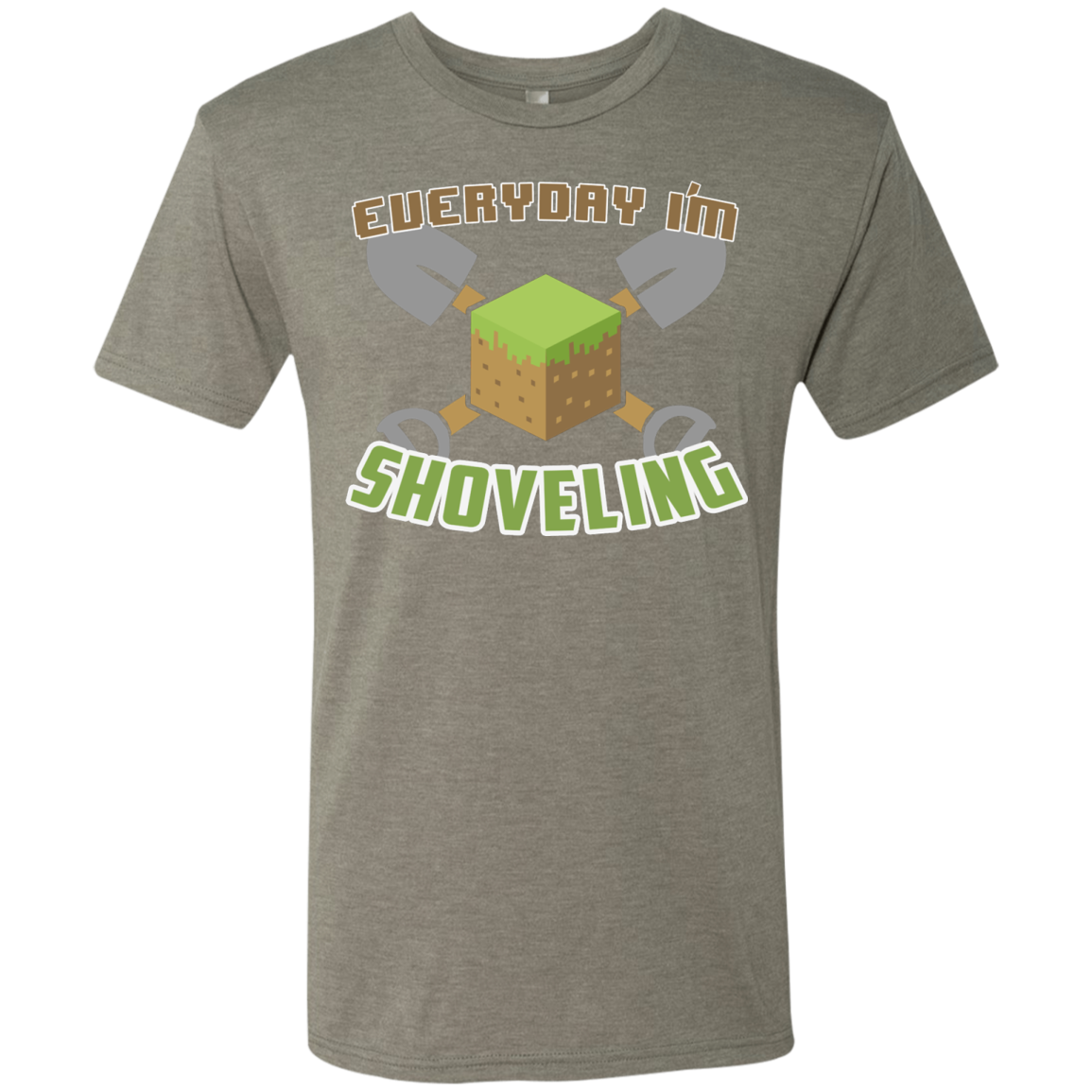 Everyday Shoveling Men's Triblend T-Shirt