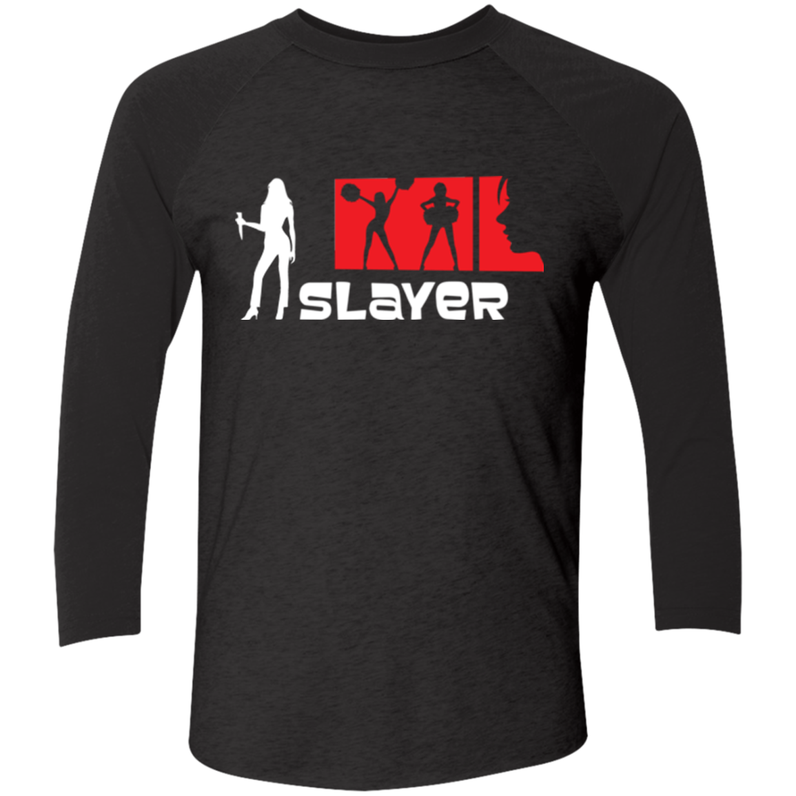 Slayer Men's Triblend 3/4 Sleeve