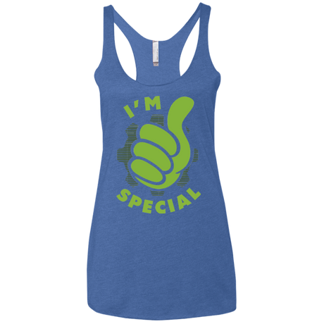 Special Dweller Women's Triblend Racerback Tank