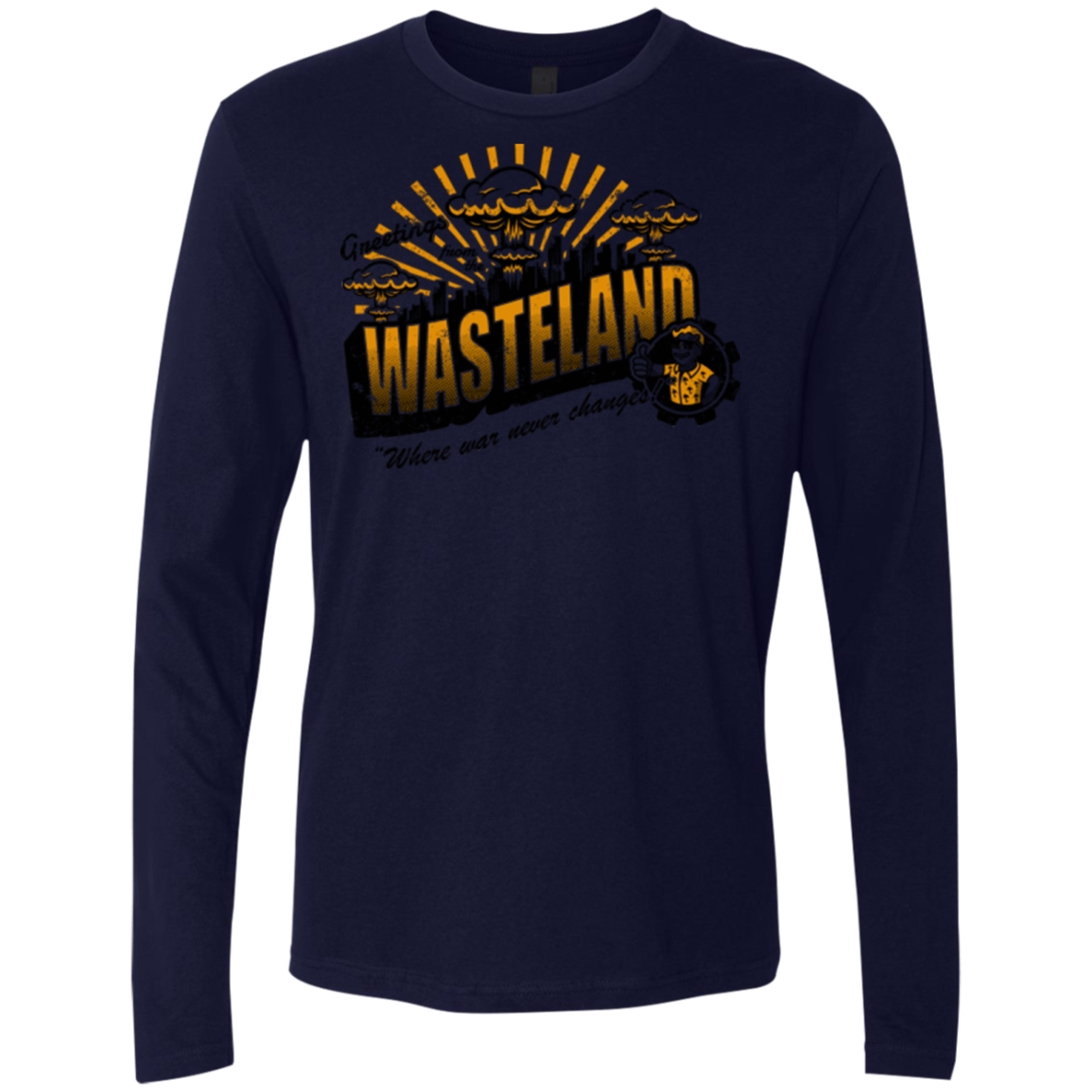 Greetings from the Wasteland! Men's Premium Long Sleeve