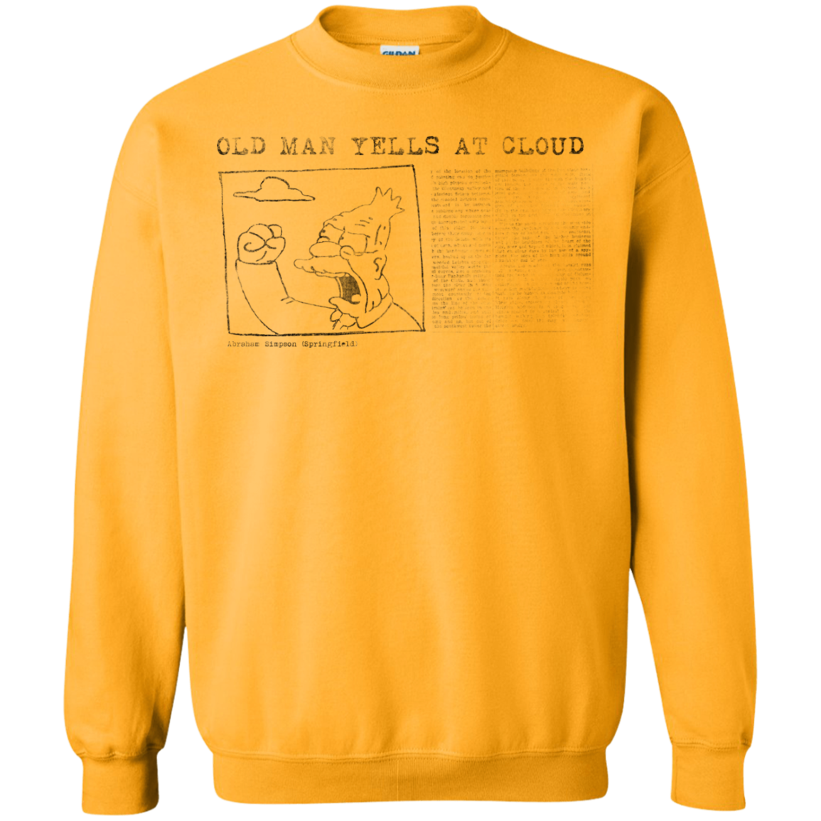 Old Man Crewneck Sweatshirt