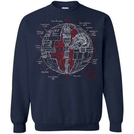 Death Star Plan Crewneck Sweatshirt