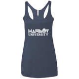 Warboy University Women's Triblend Racerback Tank