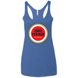 Luke Strikes Women's Triblend Racerback Tank