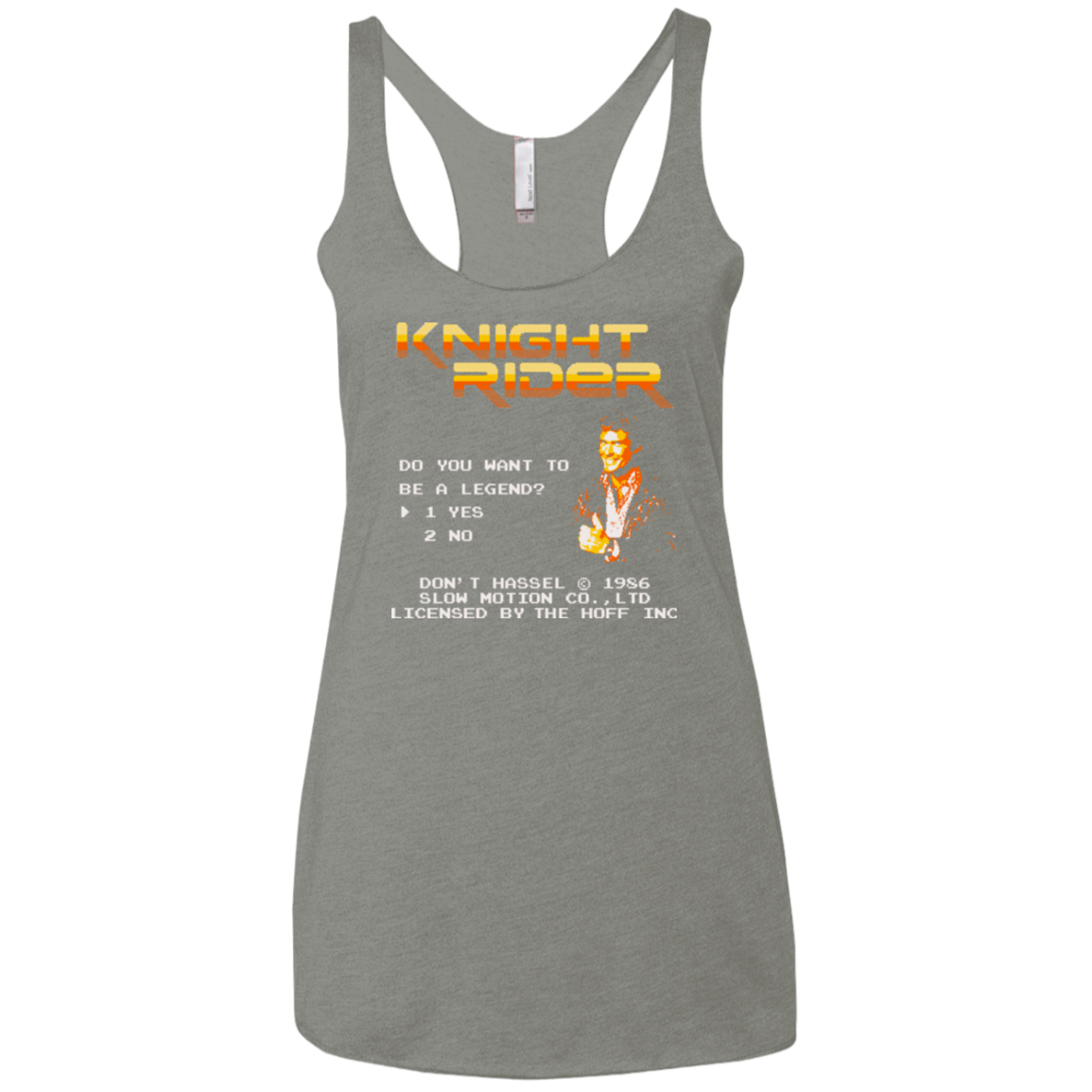 Be a legend Women's Triblend Racerback Tank