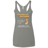 Be a legend Women's Triblend Racerback Tank