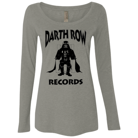 Darth Row Records Women's Triblend Long Sleeve Shirt