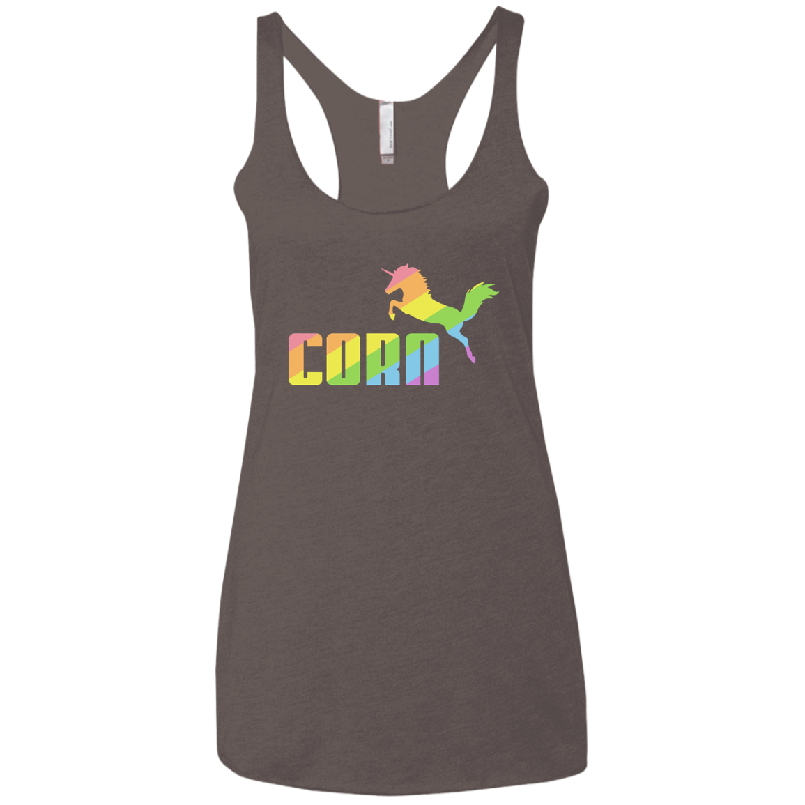 Corn Women's Triblend Racerback Tank