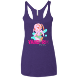 Yandere Women's Triblend Racerback Tank