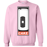 Cake is a Lie Crewneck Sweatshirt