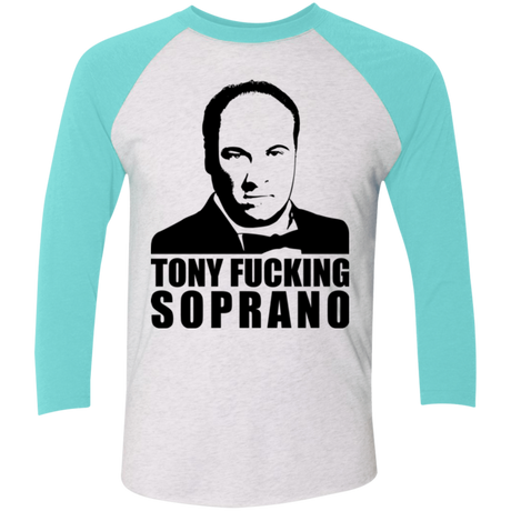 Tony Fucking Soprano Men's Triblend 3/4 Sleeve