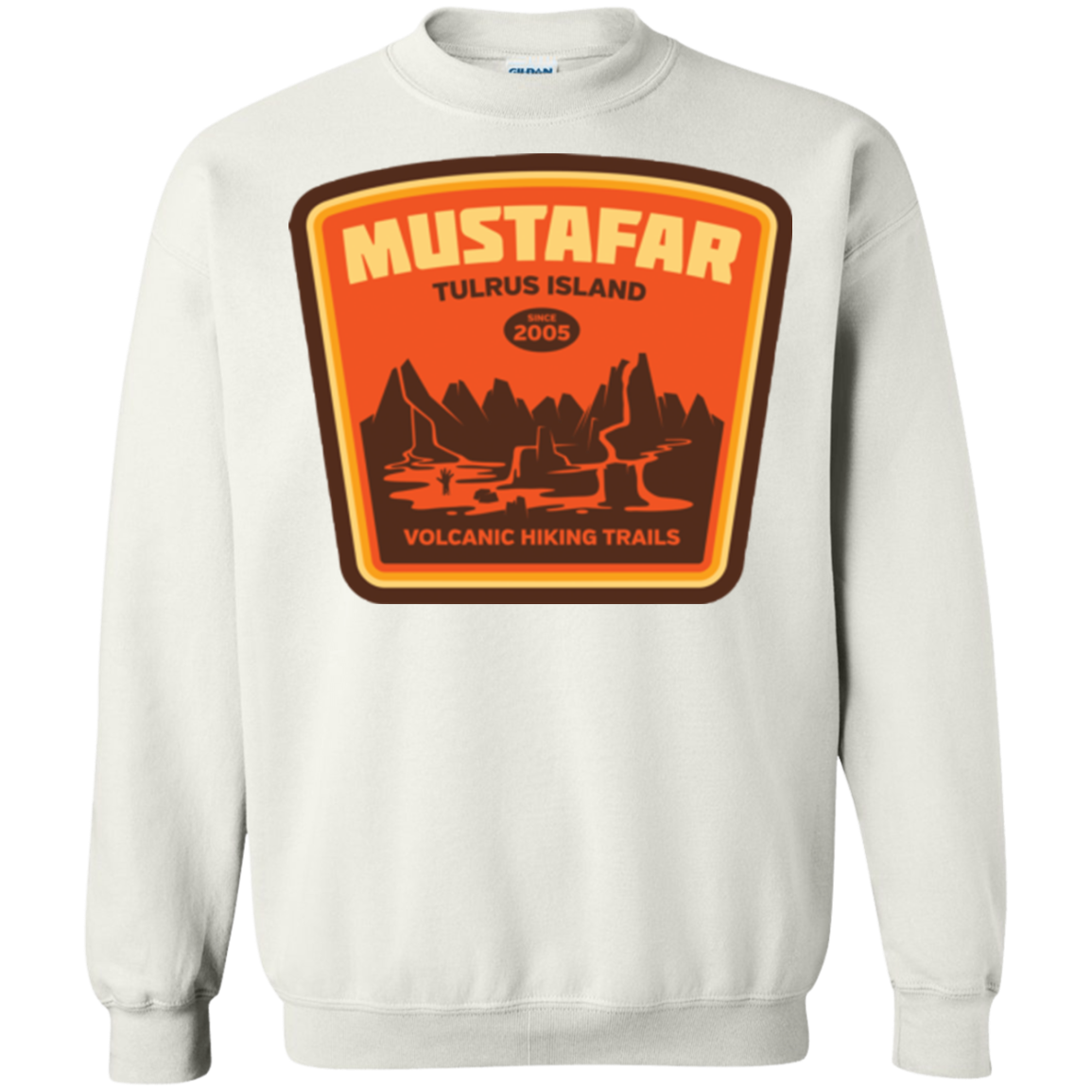 Volcanic Hiking Trails Crewneck Sweatshirt