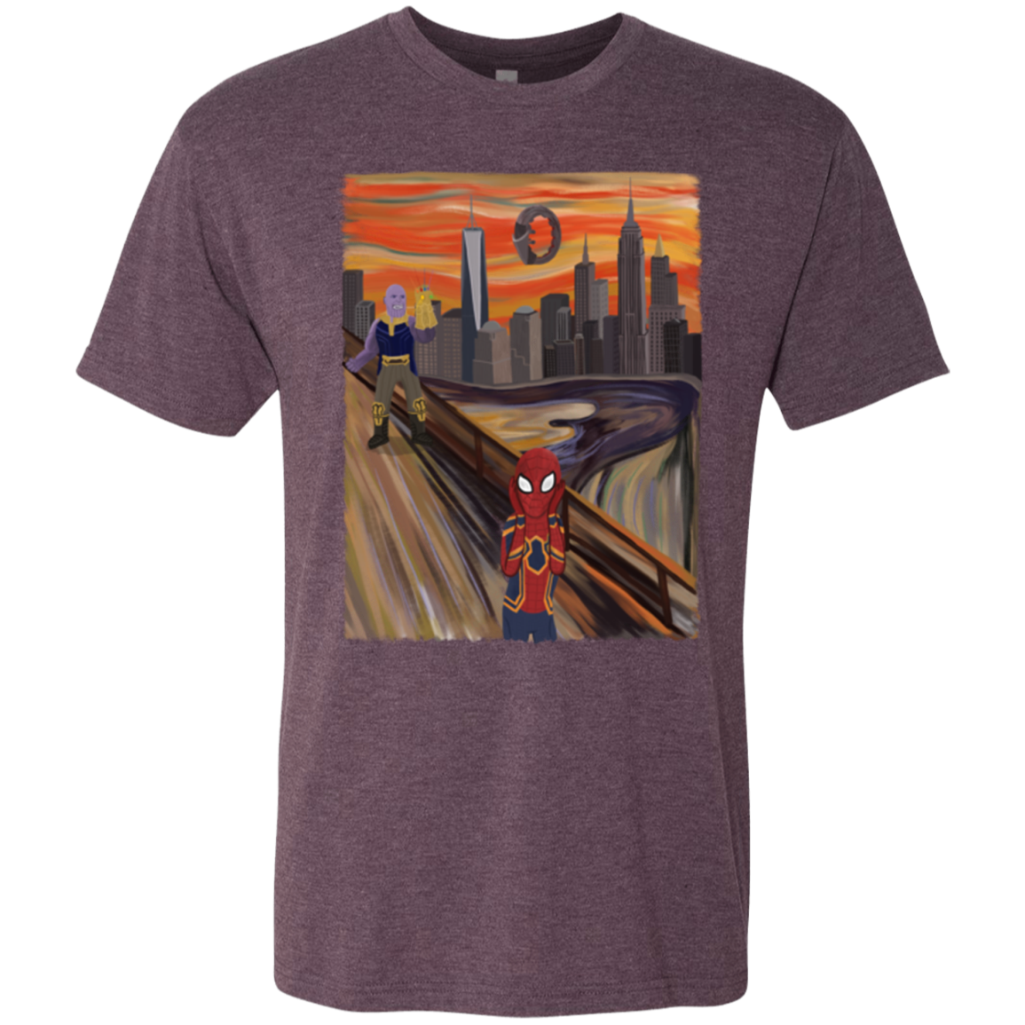 Spider Scream Men's Triblend T-Shirt
