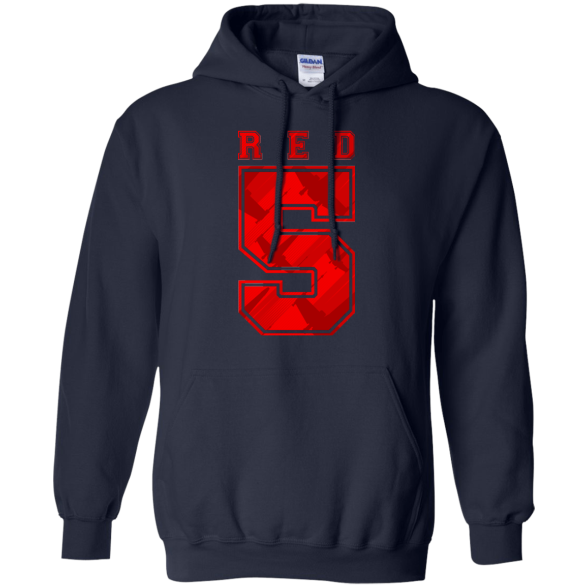 Red 5 Pullover Hoodie