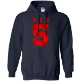 Red 5 Pullover Hoodie