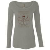 Vitruvian Summer Women's Triblend Long Sleeve Shirt