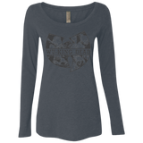 WU KING DEAD Women's Triblend Long Sleeve Shirt