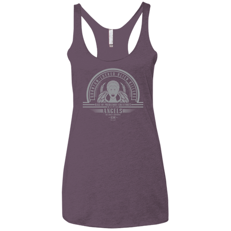 Who Villains Weeping Angels Women's Triblend Racerback Tank