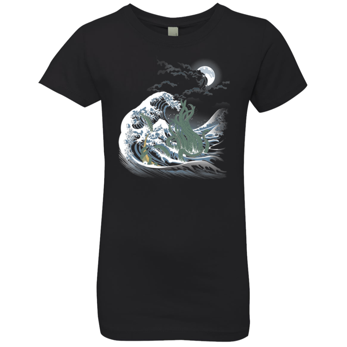 Wave Of R'lyeh Girls Premium T-Shirt