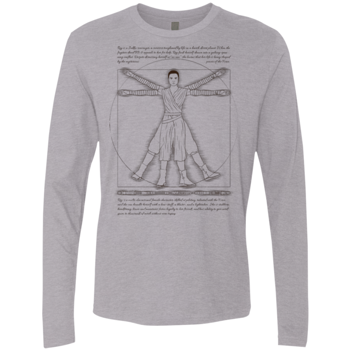 Vitruvian Rey Men's Premium Long Sleeve