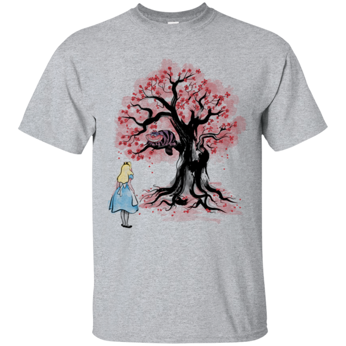 The Cheshire's tree Sumi-e T-Shirt