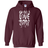 Ghouls Love Coffee Pullover Hoodie