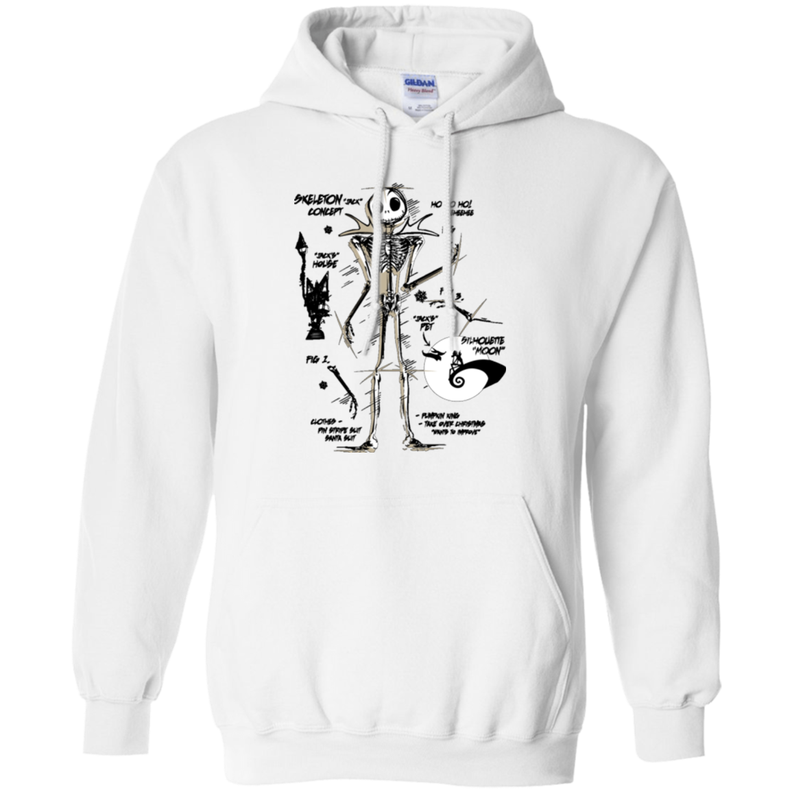 Skeleton Concept Pullover Hoodie