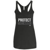 Protect This House Women's Triblend Racerback Tank