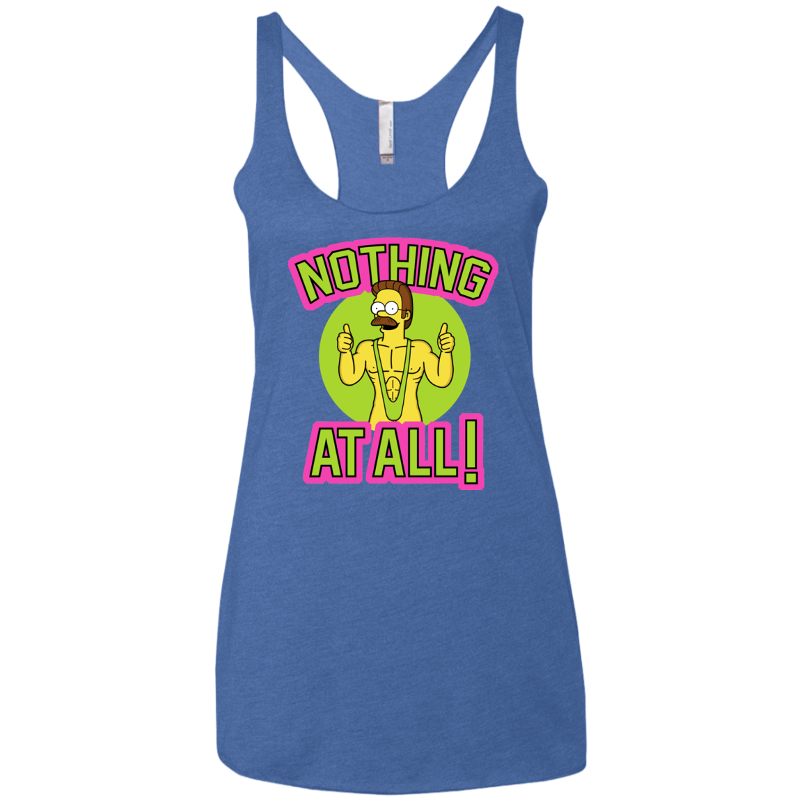 Nothing At All Women's Triblend Racerback Tank
