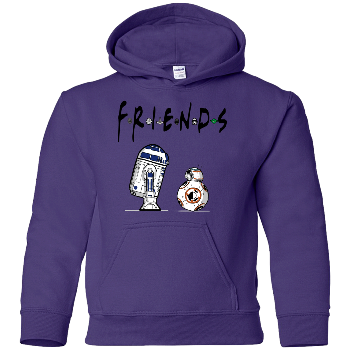 Droid Friends Youth Hoodie