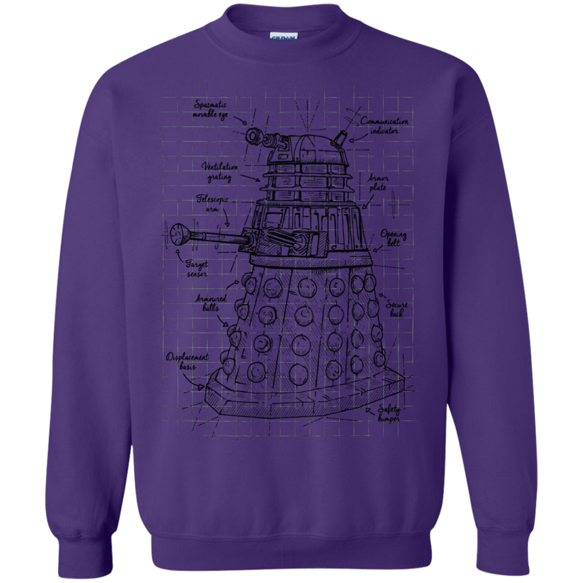 Dalek Plan Crewneck Sweatshirt