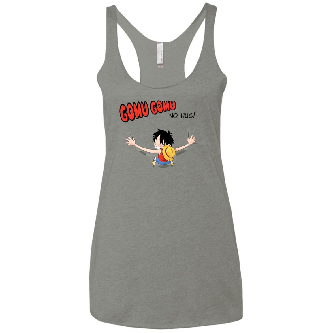 Gomu Gomu no Hug Women's Triblend Racerback Tank