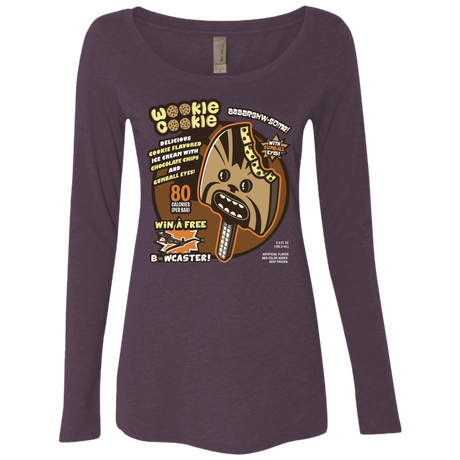 Wookie Cookie Women's Triblend Long Sleeve Shirt