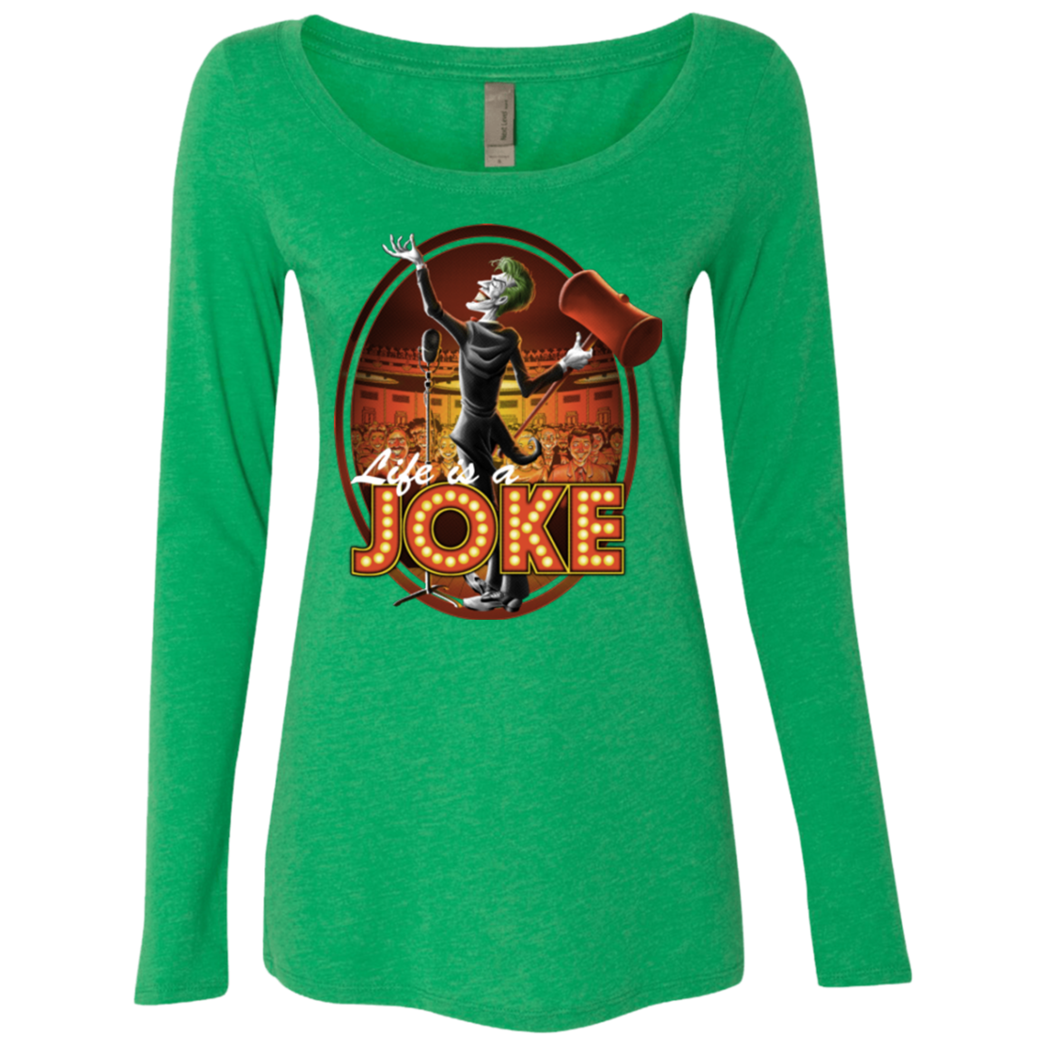 Life Is A Joke Women's Triblend Long Sleeve Shirt